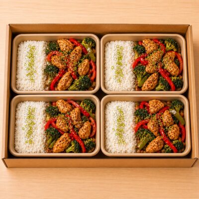 Stir Fry Chicken with Rice